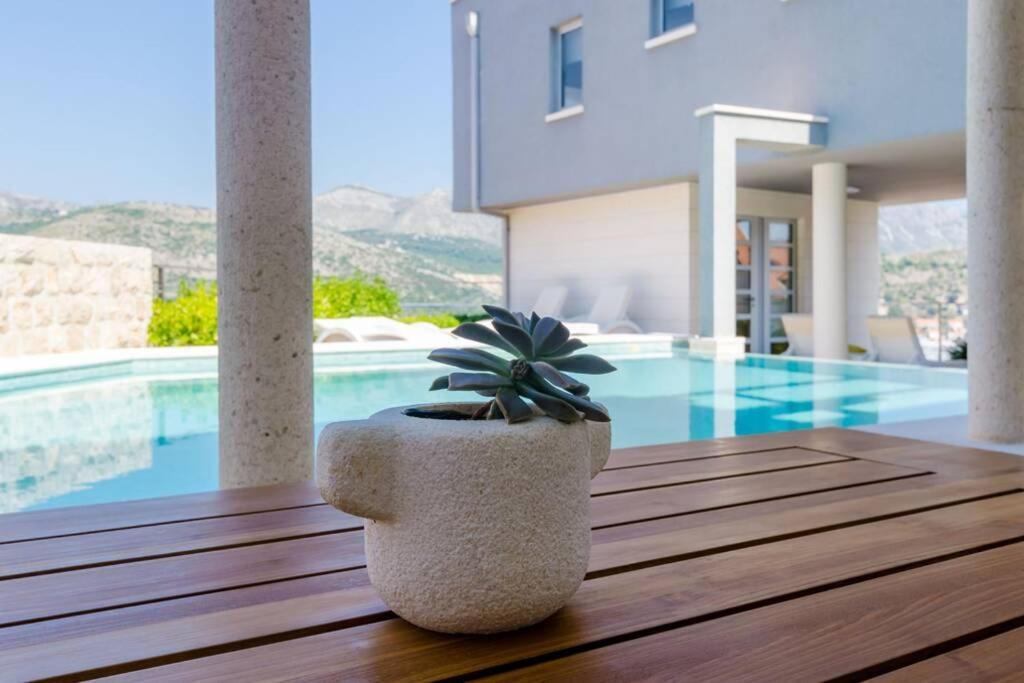 Modern Villa With Swimming Pool - Penthouse Dubrovnik Exterior photo
